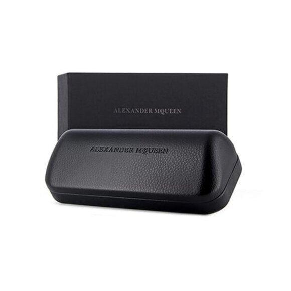 New ALEXANDER MCQUEEN Black Square AM0446S 001 Sunglasses Women - Picture 4 of 4